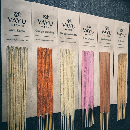 "MAMA INDIA SET #03": six types of incense sticks!